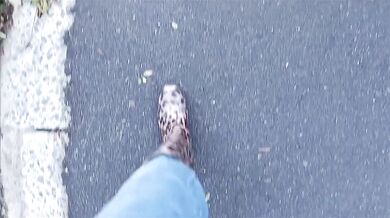 Long walk in gumboots