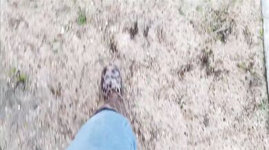 Long walk in gumboots