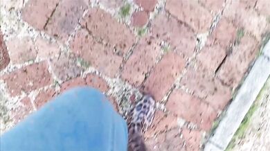 Long walk in gumboots