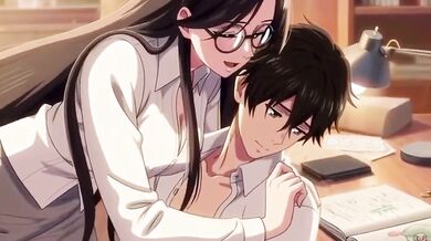 Sexy Japanese teacher turns PE class into hot sex training