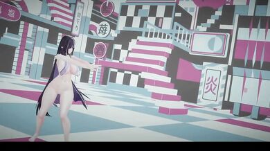 Cute Sexy Dance collides with MMD R18 Hentai Elf Vtuber tease