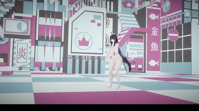 Cute Sexy Dance collides with MMD R18 Hentai Elf Vtuber tease