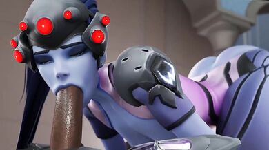 Widowmaker gets destroyed in tight anal creampie fuck