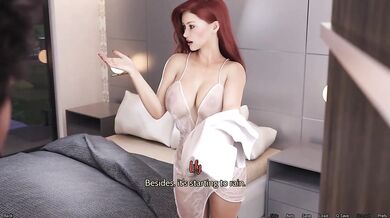Landlady Gobbles My Big Dick While Fresh Sluts Watch Gaming Creampie