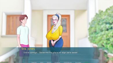 Widowed GILF creampie BLOWJOBS in Hentai Game
