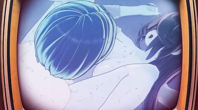 Ghost girl sneaks in and ruins the lesbian party with hard rough fucking and cum gushing