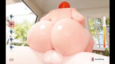 Step Sis Caught In Risky Blowjob While Taking a Bathroom Break