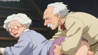 Granny and Old Man Compilation Raw Hentai Fuckfest
