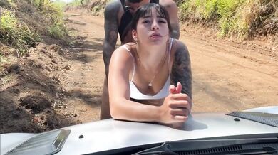 Almost caught public sex with my husband's friend rough big tits riding me