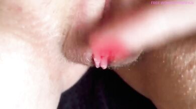 Tight blonde’s swollen clit craves pounding crushed in solo session
