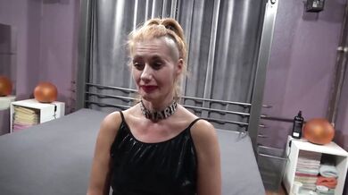 Tall girl's sloppy blowjob ruined my cock