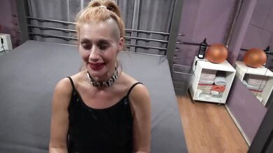 Tall girl's sloppy blowjob ruined my cock