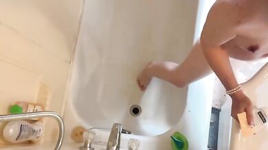 Simple clothes hana gets them off while dominant woman watches