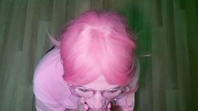 Anime Waifu deepthroats my dick until my cum drowns her face