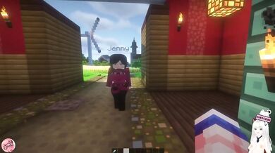 Goku cheats with Ada Wong and Lady Dimitrescu busty anal deepthroat swallow Minecraft