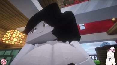 Goku cheats with Ada Wong and Lady Dimitrescu busty anal deepthroat swallow Minecraft