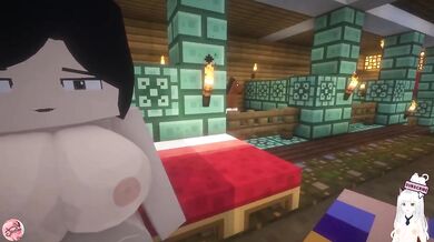 Goku cheats with Ada Wong and Lady Dimitrescu busty anal deepthroat swallow Minecraft