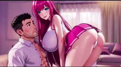 Stepdaughter destroys stepdad pure taboo anal creampie