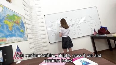How to pass an exam with flying colors raw tiny teen fucked by massive cock deep throat creampie