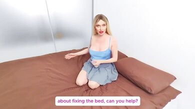 Neighbor's wife fucked me in the ass while she was at home