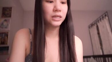 Handcuffed Asian cutie gets stuffed deep while ASMR moans leak