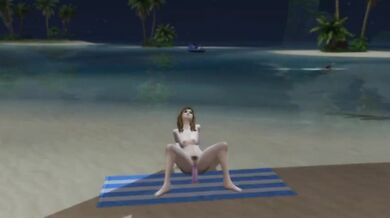 Wicked whims sims she gets destroyed on the beach