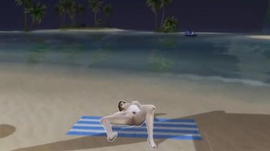 Wicked whims sims she gets destroyed on the beach