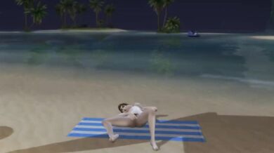 Wicked whims sims she gets destroyed on the beach
