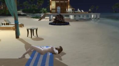 Wicked whims sims she gets destroyed on the beach