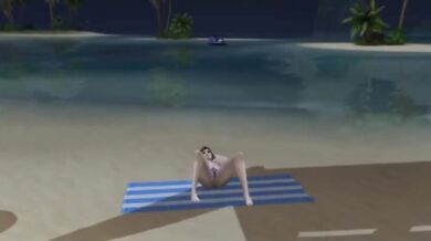 Wicked whims sims she gets destroyed on the beach