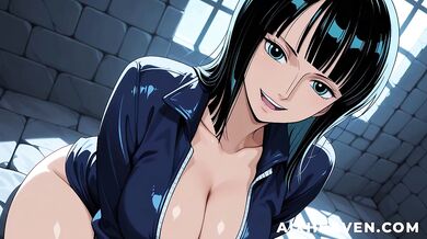 Nico Robin gets fucked raw in prison cell Zoro POV One Piece hentai