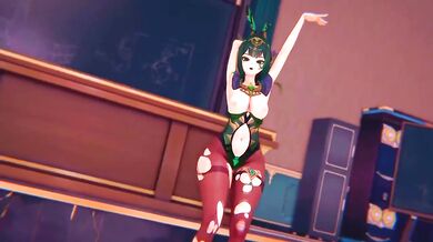 Nefer hardcore sex dance night Genshin Impact uncensored