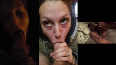 Real wife screams as cum blasts her ass hole sloppy shared anal blowjob