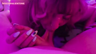Perfect girlfriend deep throats gamer bj then gets creampie filled