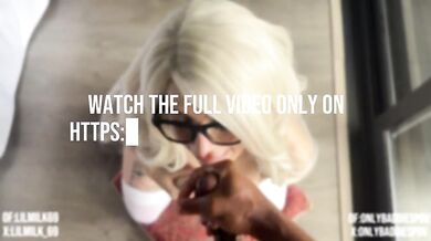 Lilmilk the nurse deep throat and swallow all my cum POV