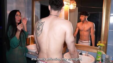 Huge cock wrecks MILF big ass in forbidden stepson stepmom fuck fest