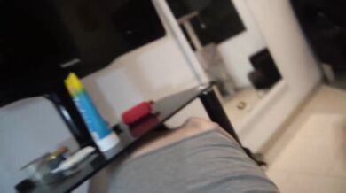 My stepsister's tight ass gets destroyed while she cleans my cock