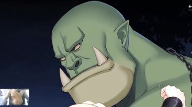 Hardcore orc ravishes blonde milf creampie bdsm rough elf hentai