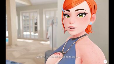 Step sis SWALLOWS every drop before BBW redhead steps back