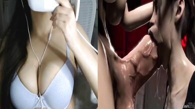 Shemale monster cock destroys tight girl with extreme cumshots