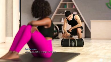 Veronica loses control in yoga class deepthroat cumshot big tits big ass