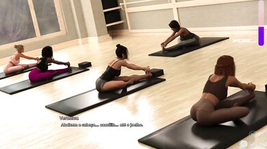 Veronica loses control in yoga class deepthroat cumshot big tits big ass