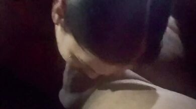 Latina savage gets throat wrecked by huge cock in car sloppy head messy