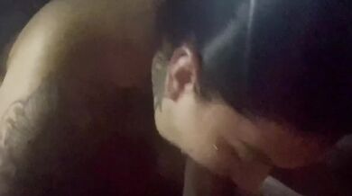 Latina savage gets throat wrecked by huge cock in car sloppy head messy