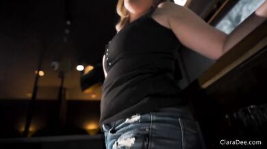 Fucking the Slutty MILF Bartender Clara Dee POV raw virtual sex