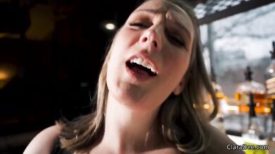 Fucking the Slutty MILF Bartender Clara Dee POV raw virtual sex