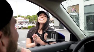 Big Booty Taco Bell Slut Raped in My Car Raw Rough Sex