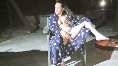 Milf wife dogged by stranger gets pounded doggy style huge cumshot on her big ass