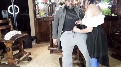 Threesome horny guy came all over us nasty milf