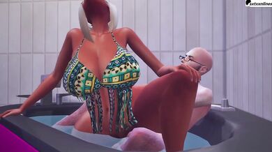 Sims 4 Wicked Whims Blonde Gets Deep Bathtub Fucked Hard